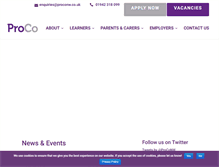 Tablet Screenshot of proconw.co.uk